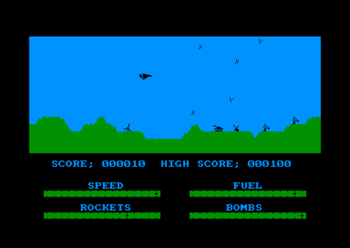 Harrier Attack screenshot 4 for Amstrad CPC